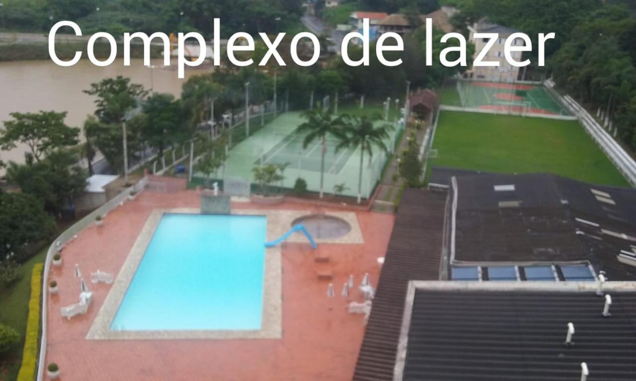 Águas de LindóiaFlat Cavalinho Branco Com Piscina Aquecida 11M - 5 Min Da Praca公寓式酒店 外观 照片